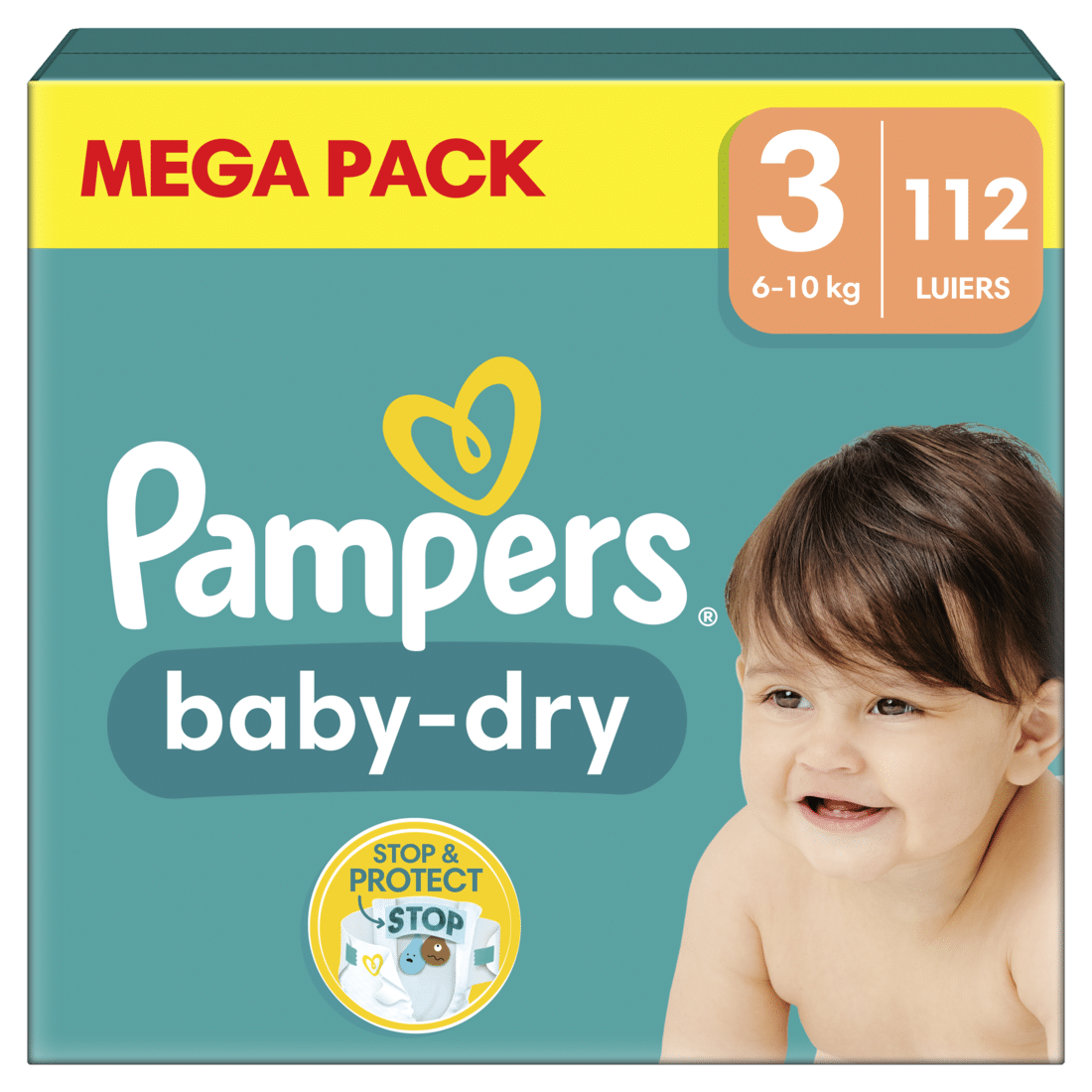 mega pack pampers size 3