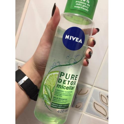 wizaż nivea szampon micelarny pure detox