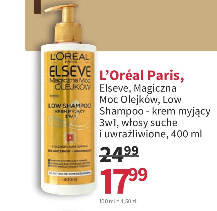 loreal szampon elseve 3 w 1