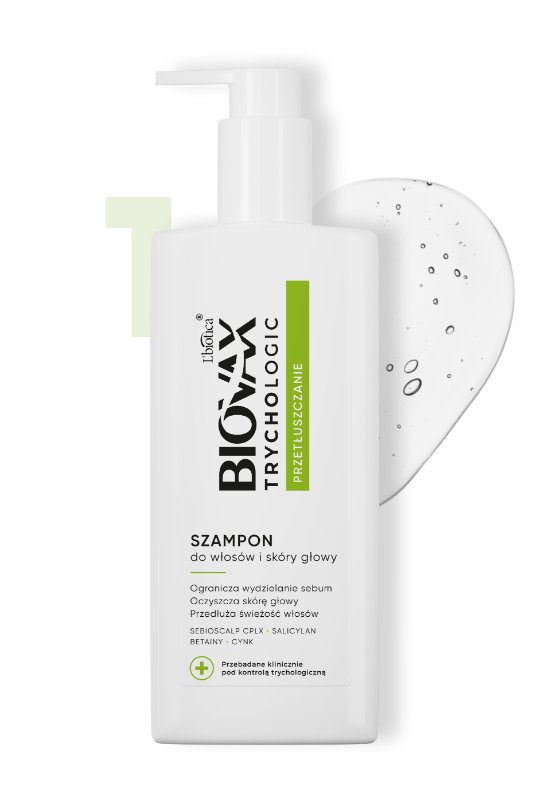 lbiotica biovax szampon do włosów przetłuszczających 200ml