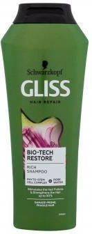 gliss kur bio tech-restore szampon do włosów 400 ml