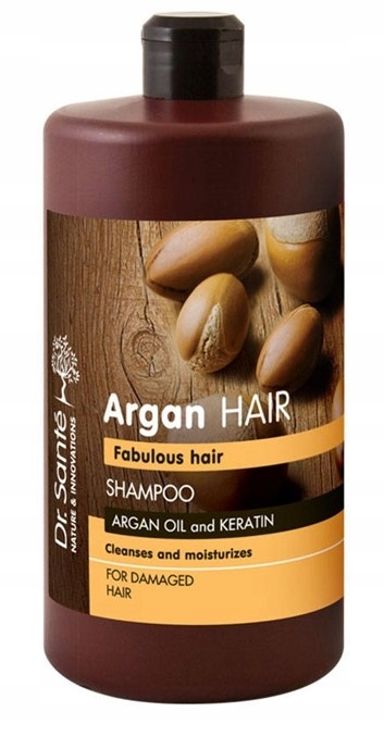 dr.sante argan hair szampon oczyszczający do włosów uszkodzonych