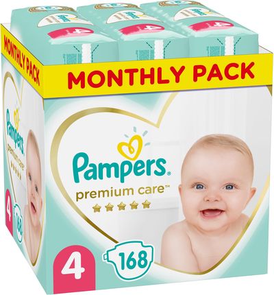 pampers 4 168 sztuk