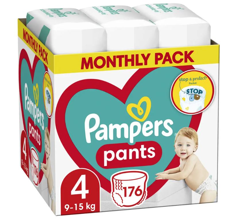 pampers pants 4 176 sztuk