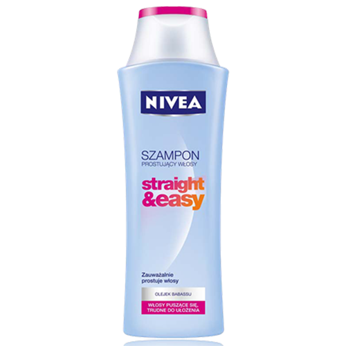 szampon prostujący włosy nivea