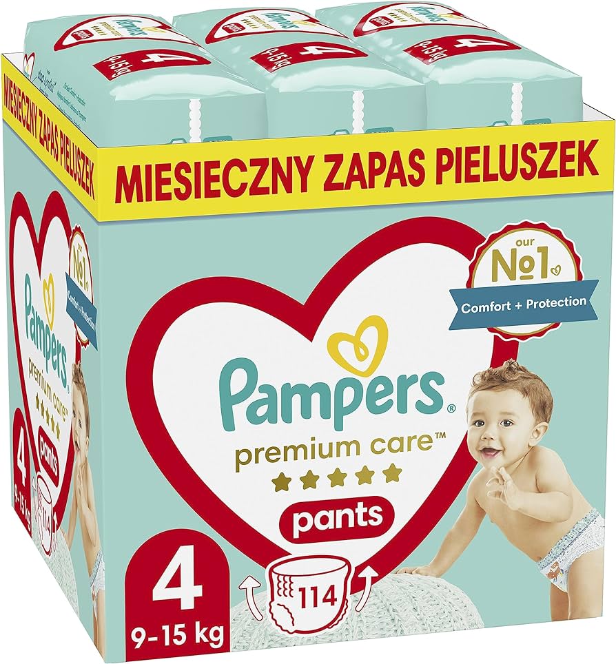 pampers pants 4 male opakowanie