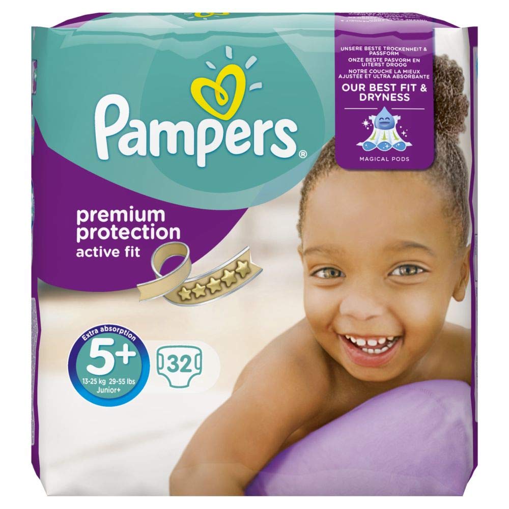 pampers premium protection active fit