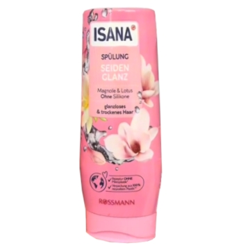 isana silky gloss odżywka do włosów magnolia & lotos