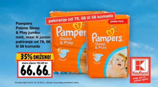 kaufland sleep and play pampers 4