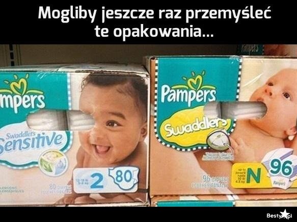 pampers śmieszne zdjęcia