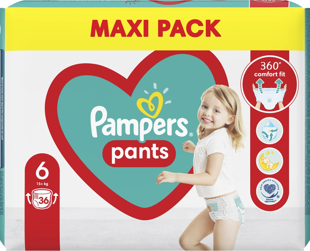 pampers 6 36 szt