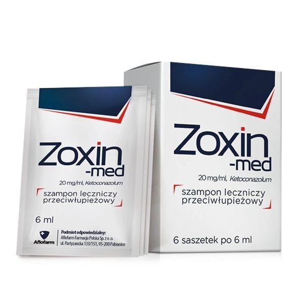 zoxin-med 20 mg ml szampon leczniczy