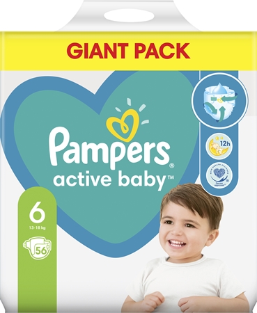 pieluszki jednorazowe pampers active baby