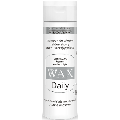 szampon do włosów przetłuszczających się daily wax 200ml