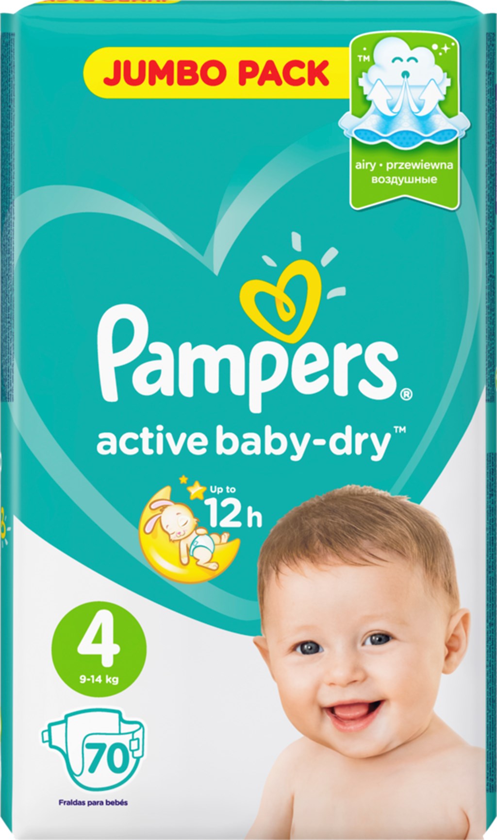 pampers active baby dry 4