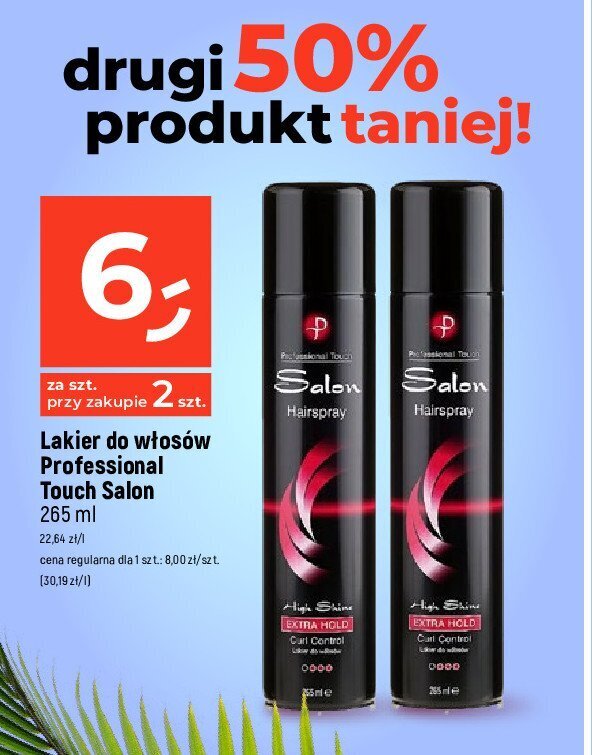 lakier do włosów professional touch rossmann