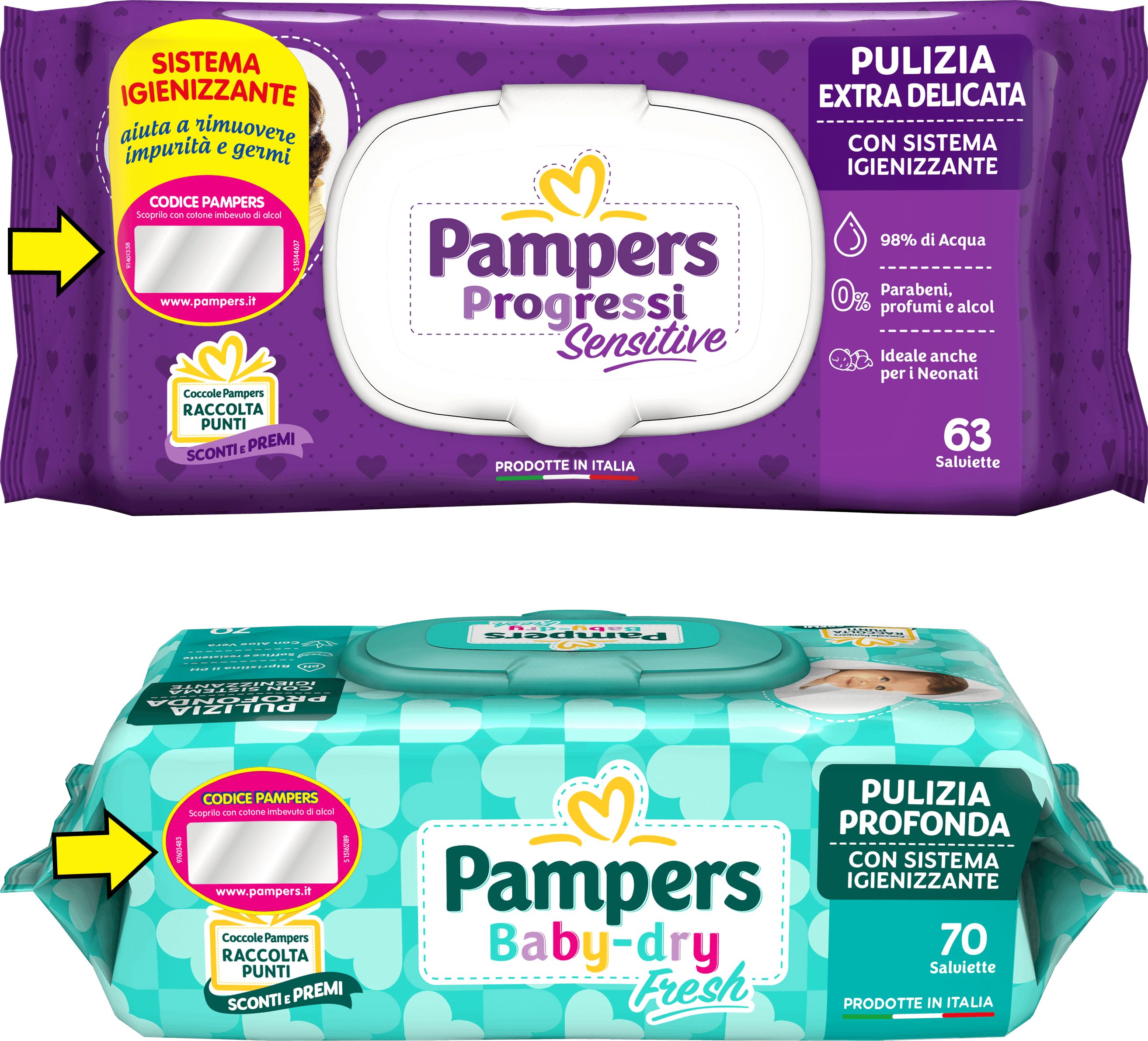 pampers raccolta punti