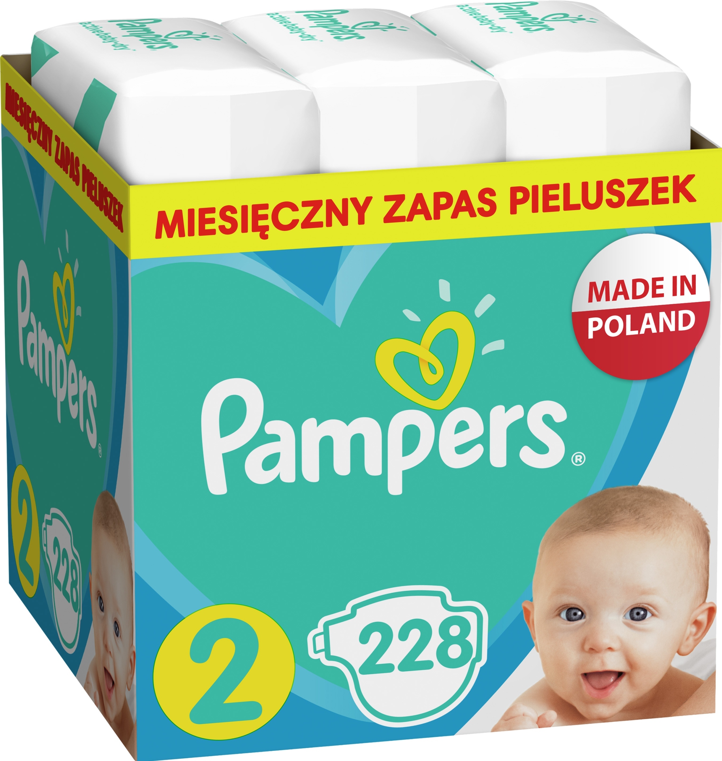 pieluchy pampers aktive babymini