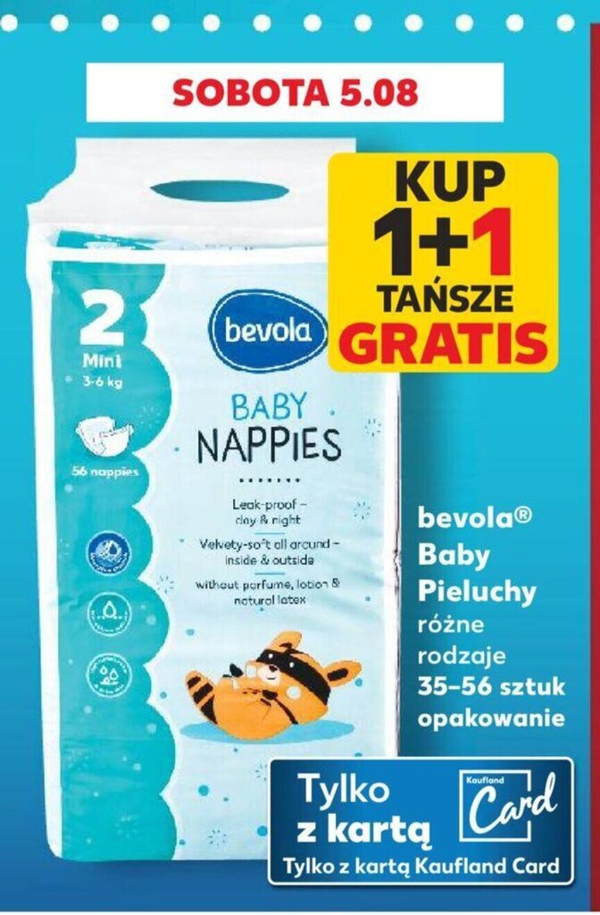 pieluchy baby classic 3 kaufland 56 szt