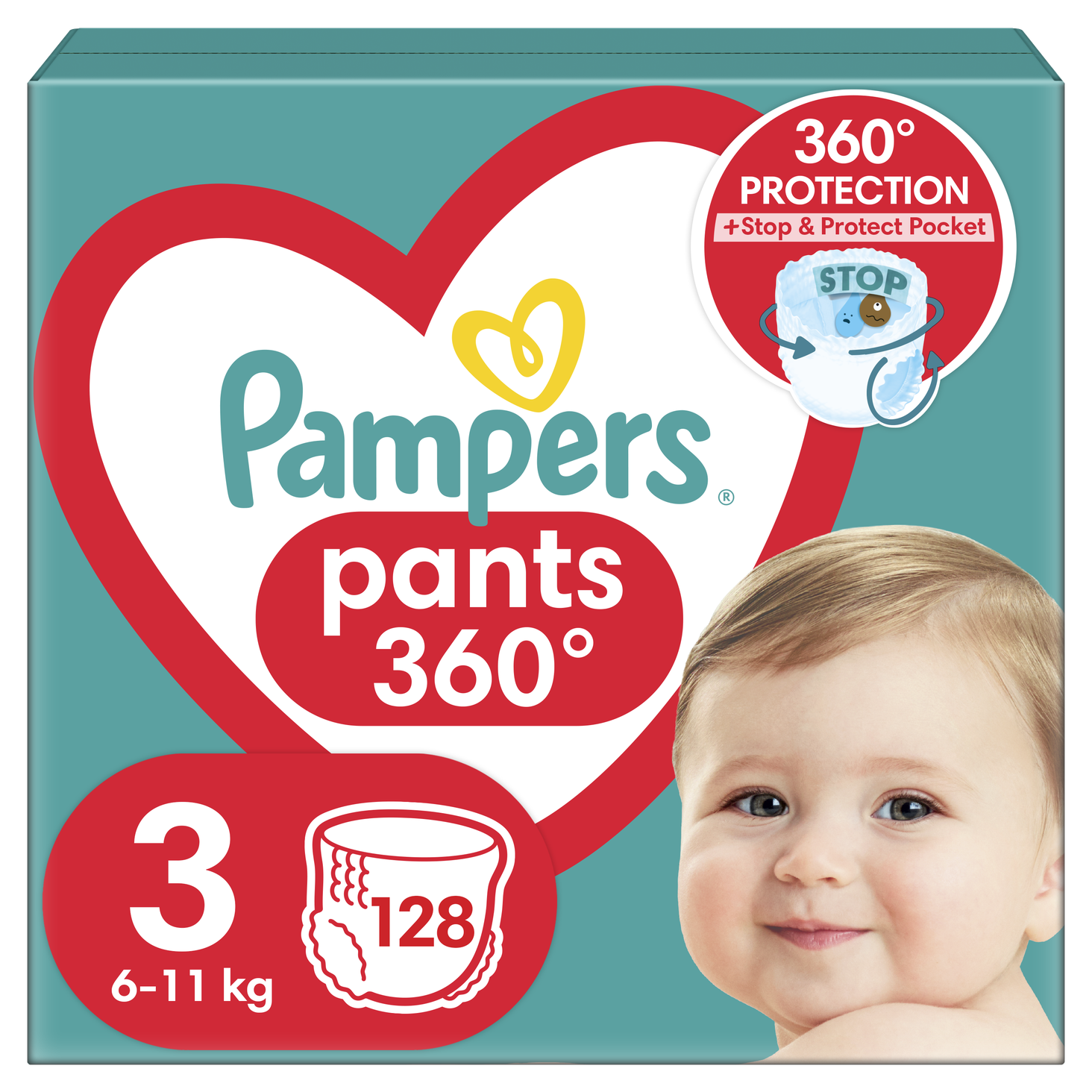 pampers 3 128nsztuk