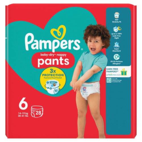 pampers pants s6 28szt