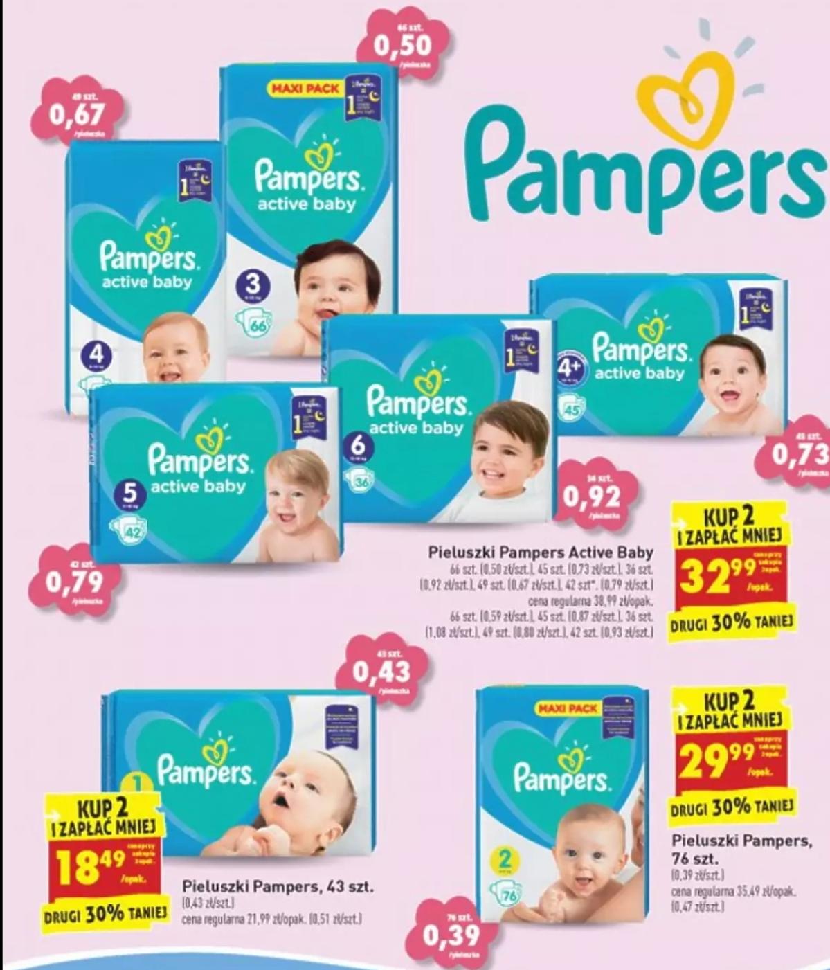 pampers na promocji