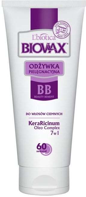 odżywka biowax bez spłukiwania do włosów ciemnych z algami