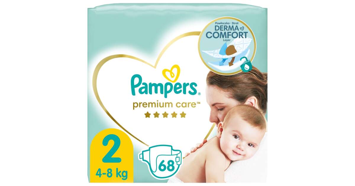 pieluchy pampers premium care 4-8kg