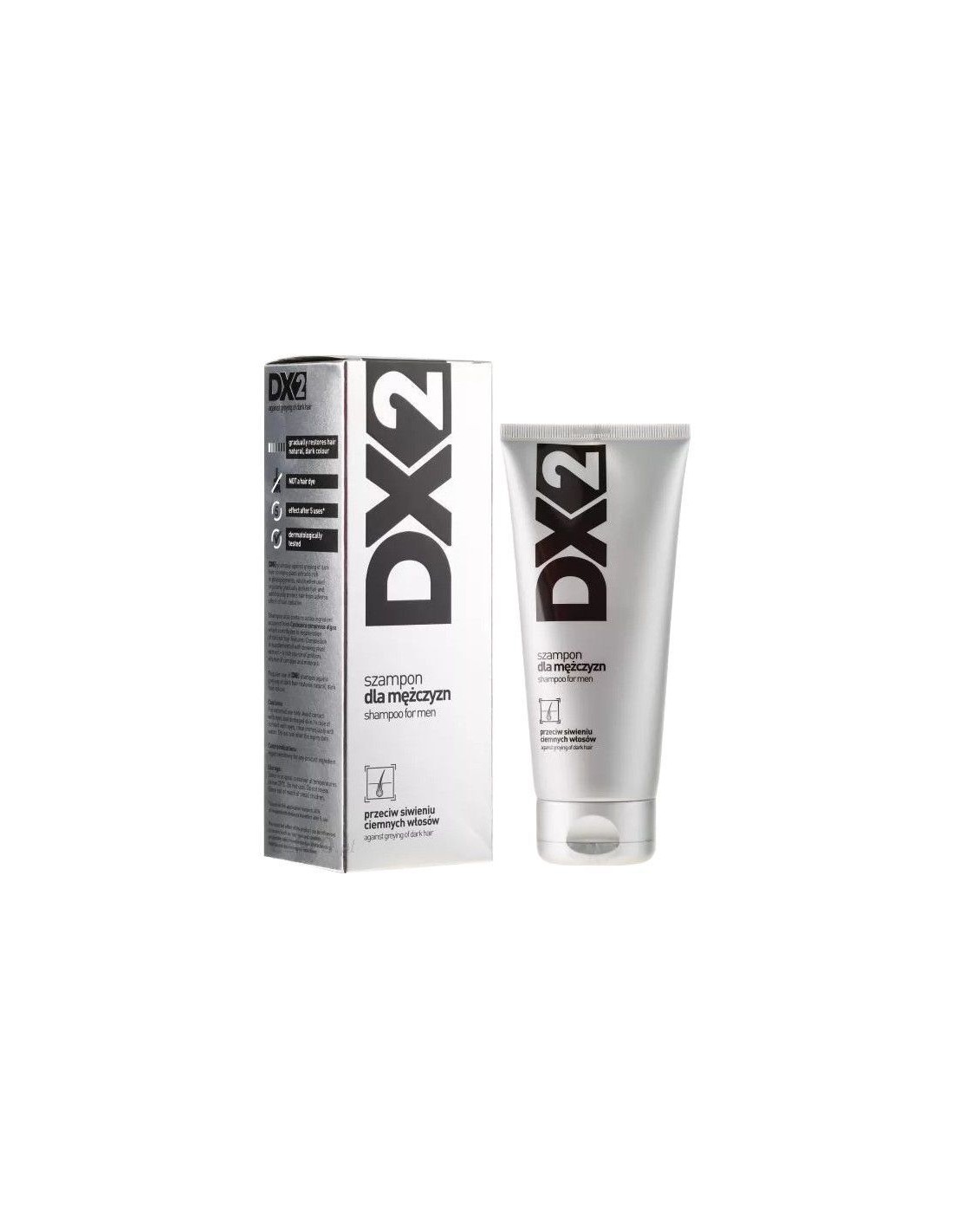 dx2 zestaw szampon wzmacniający 150 ml żel pod prysznic 150ml