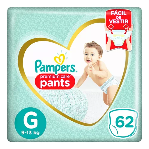 fralda pampers premium care g