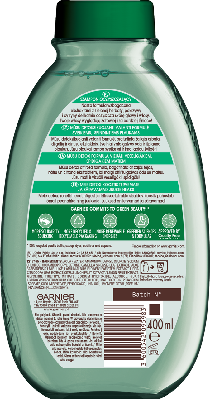 garnier botanic therapy szampon skład