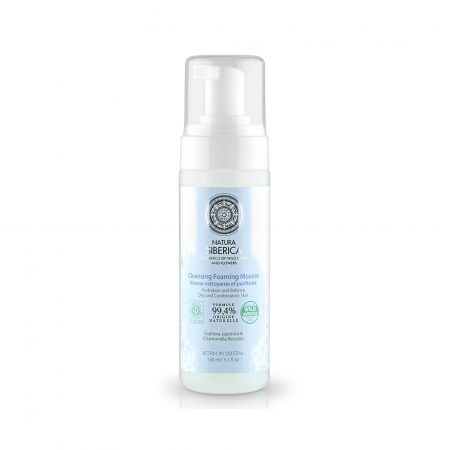 natura siberica cleansing foaming mousse oczyszczająca pianka do twarzy