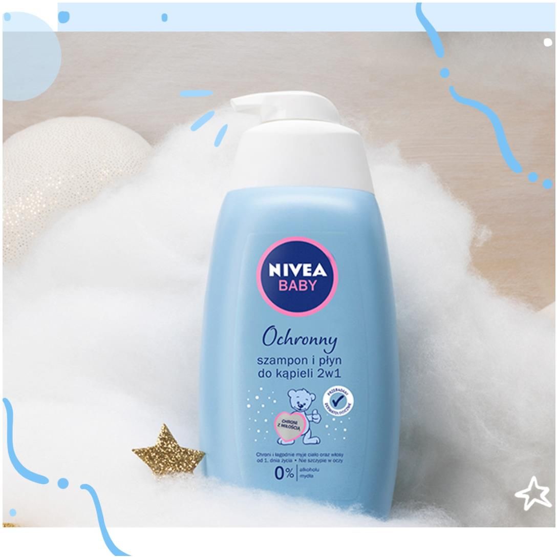 nivea baby ochronny szampon i plyn do kapieli