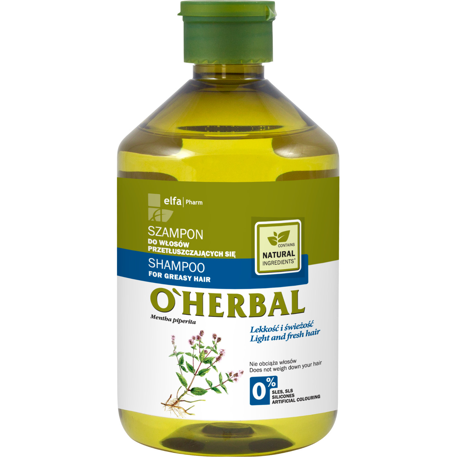 oherbal szampon frizz