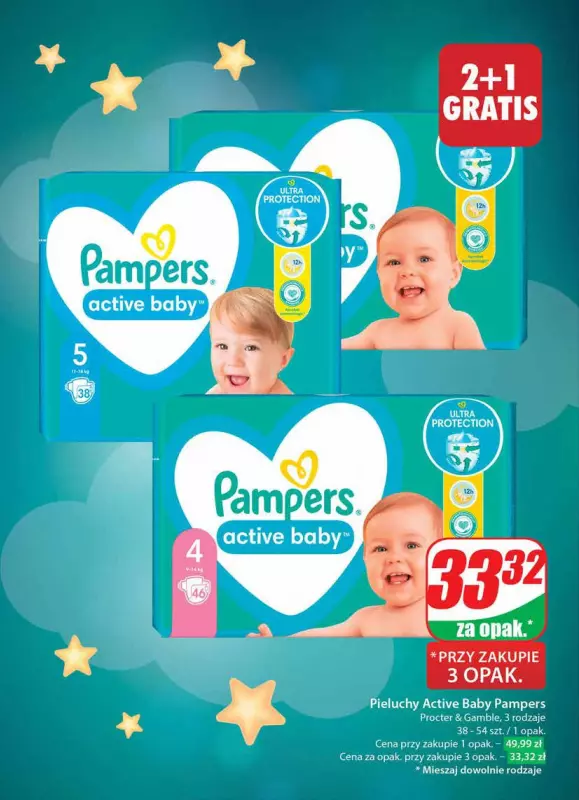 biedronka 54 99 pampers 5