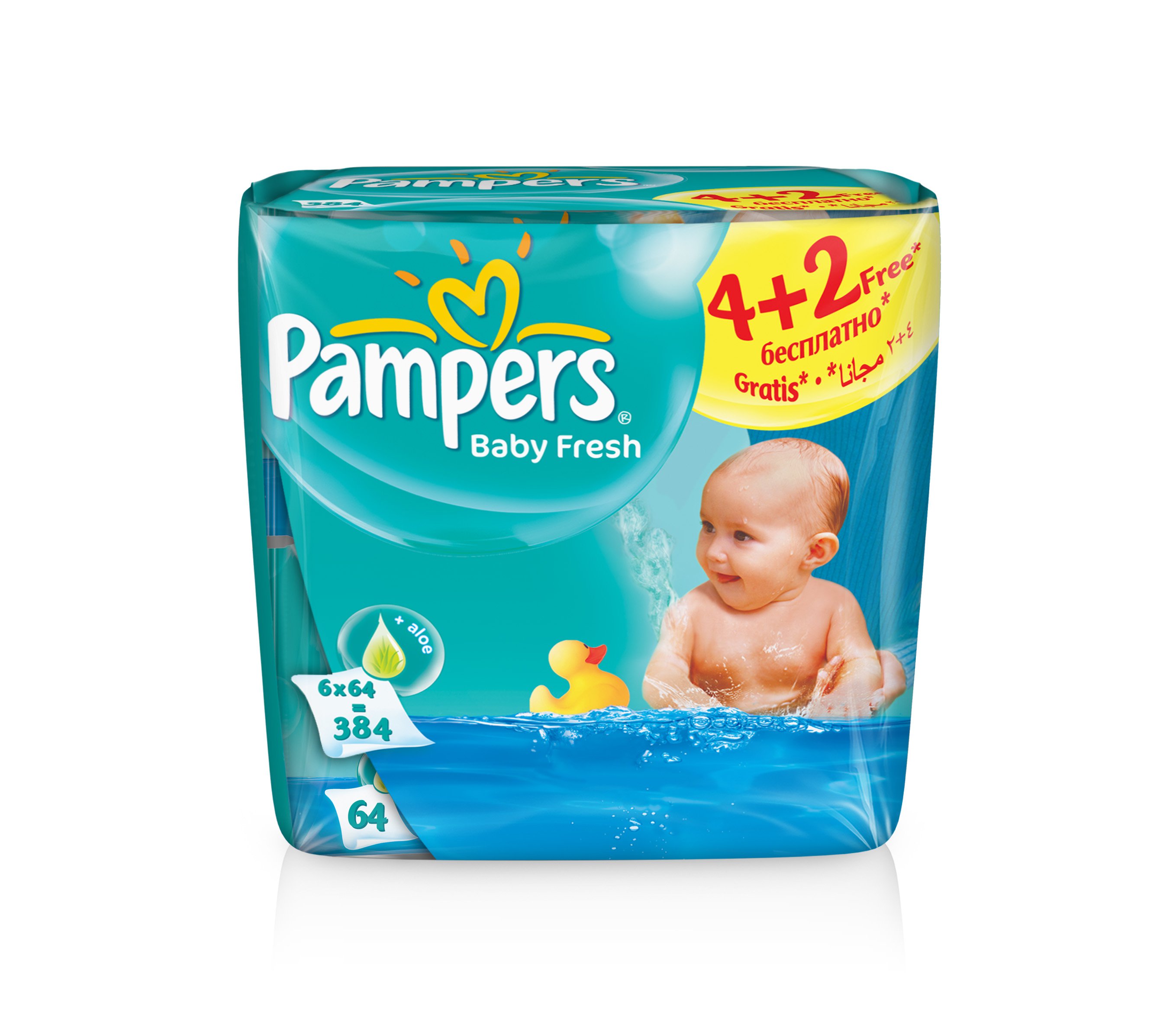 pampers baby fresh 6x64