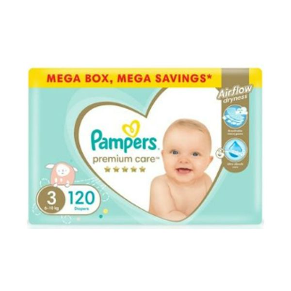 pampers premium care midi megapack 120