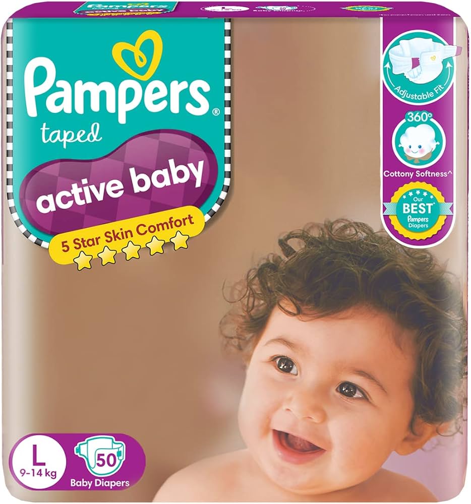 pampers acive baby dry 12-18 50