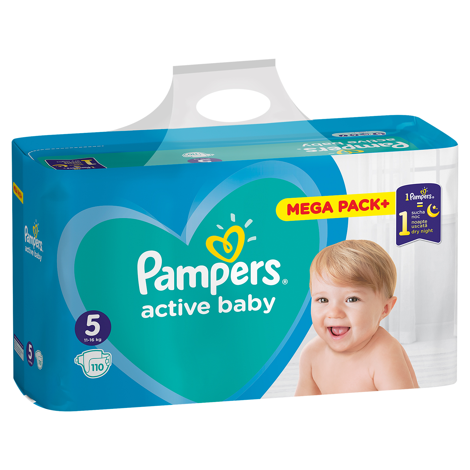 pampers 5 active baby mega pack