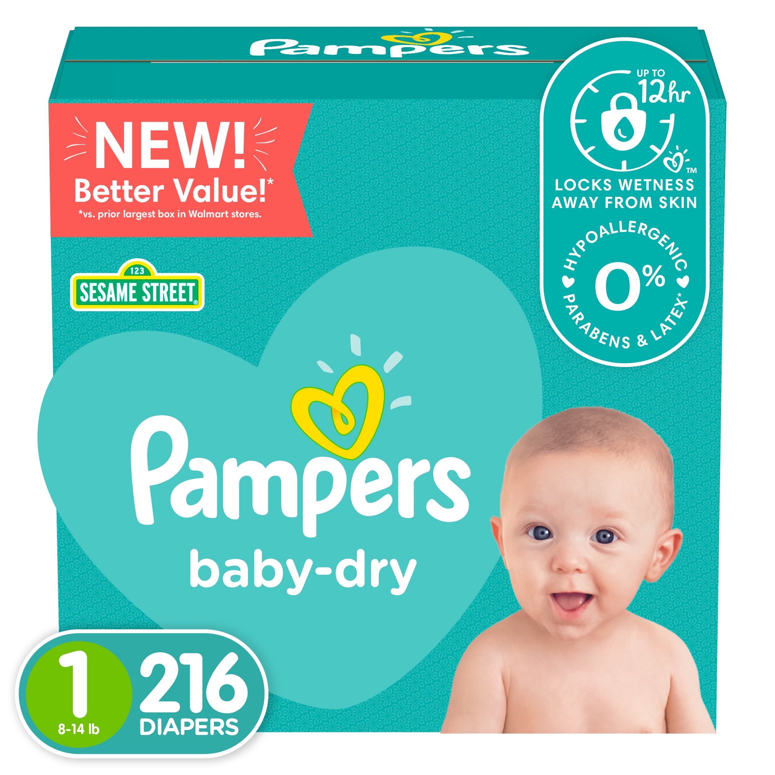 pampers baby.dry 116 sztuk