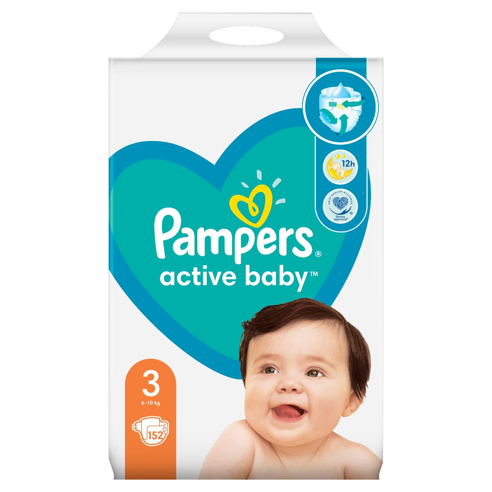 pampers active baby dry 3 68 szt rossmann