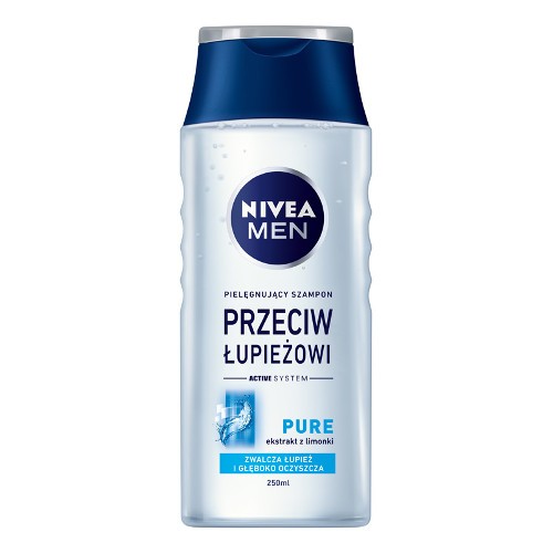 nivea men pure szampon przeciwłupieżowy