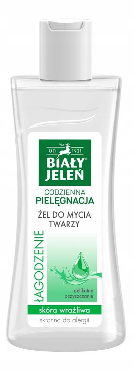 bialy jelen pianka do mycia twarzy