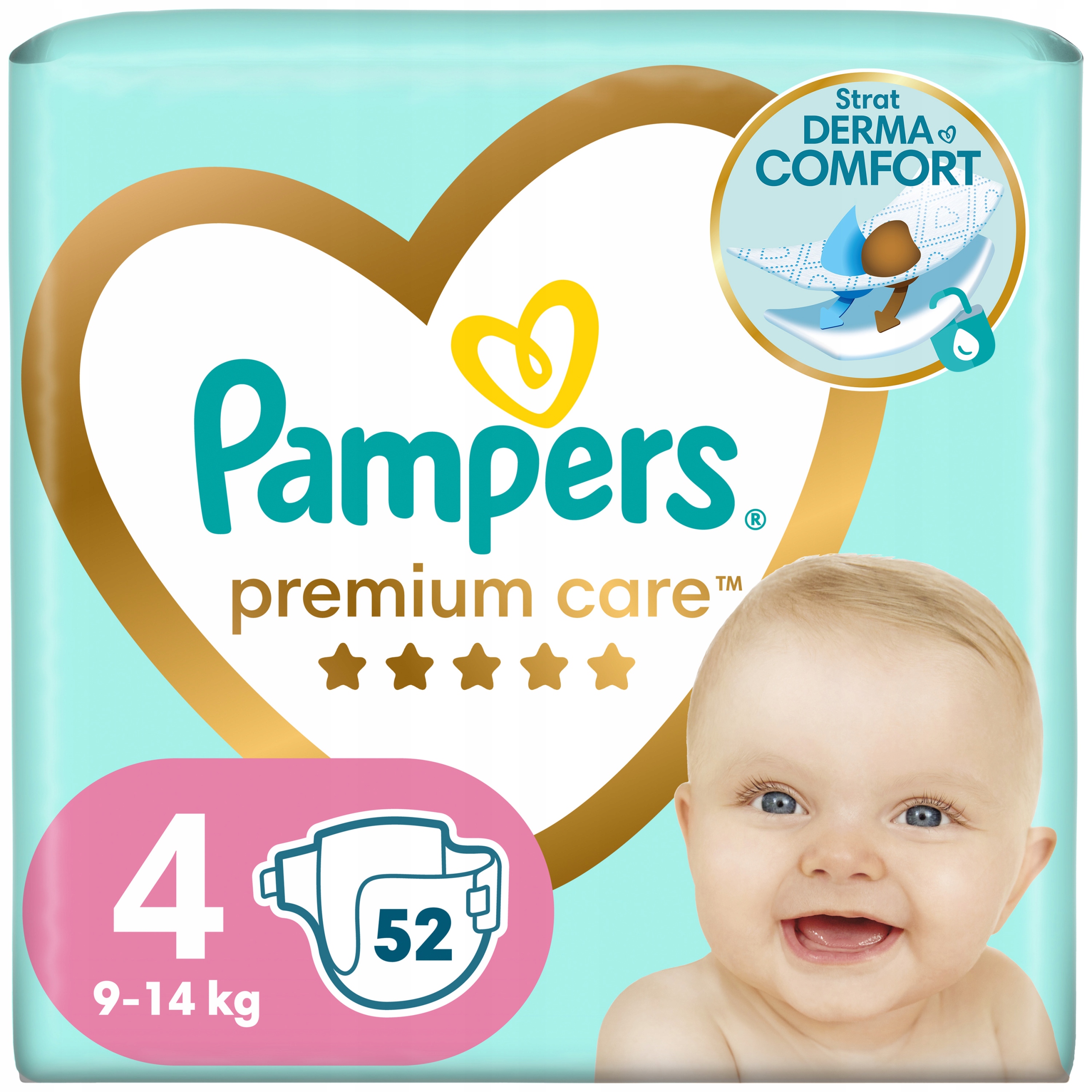 pieluchy pampers active baby premium care 4