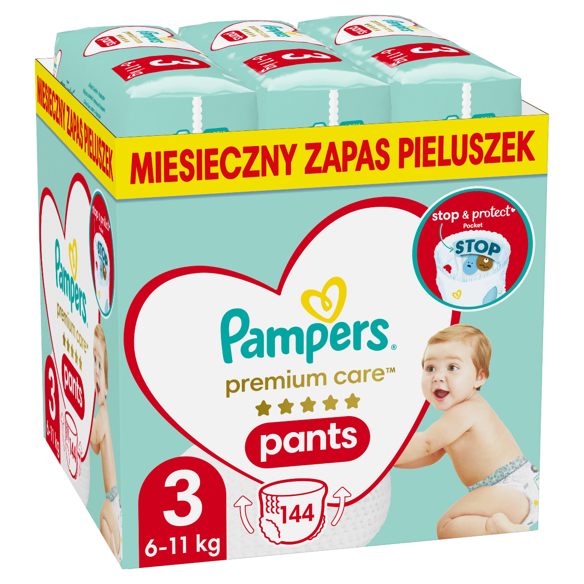 pampers premium care pieluchy jednorazowe rozmiar 3