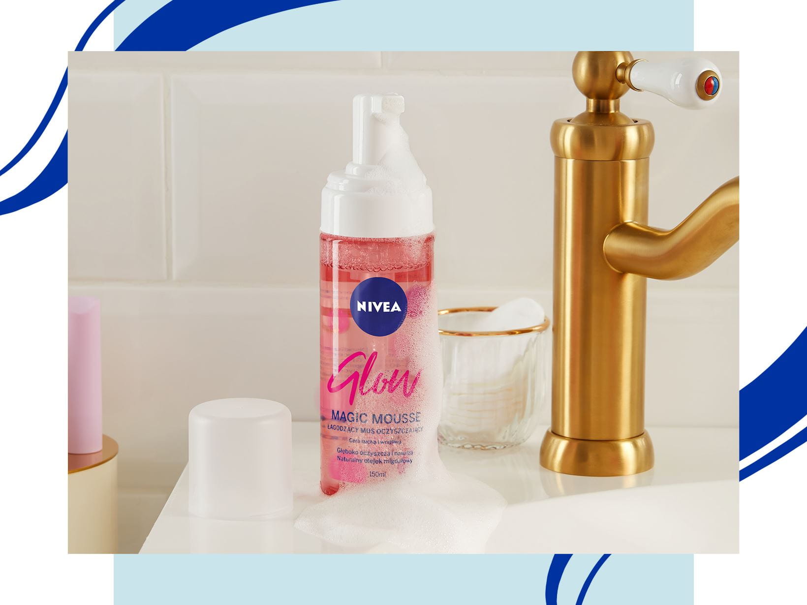 nivea glow pianka do mycia twarzy