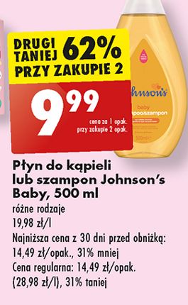 żel lub szampon johnsons baby biedronka