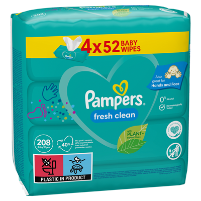 chusteczki pampers fresh clean selgros