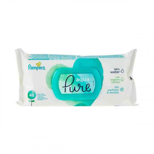 pampers pure aqua wipes