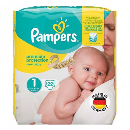 pampers newborn 1 22 sztuki